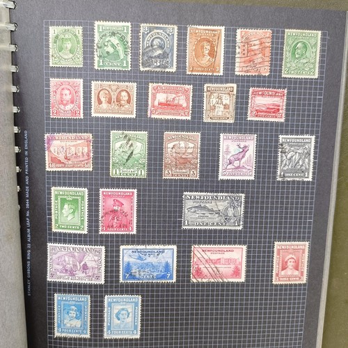 62 - A collection of world stamps, in six Netto stock books, and four other albums (box)