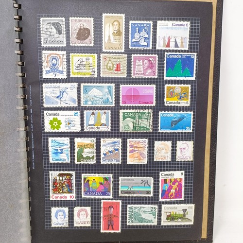 62 - A collection of world stamps, in six Netto stock books, and four other albums (box)