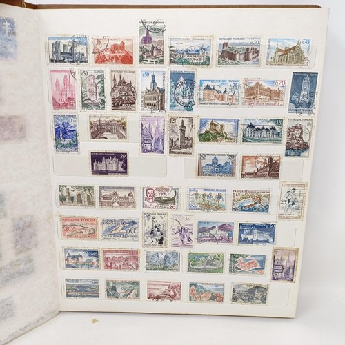 62 - A collection of world stamps, in six Netto stock books, and four other albums (box)