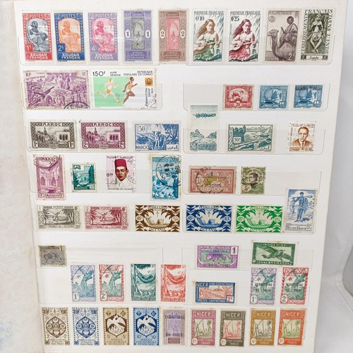 62 - A collection of world stamps, in six Netto stock books, and four other albums (box)