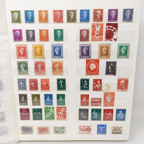 62 - A collection of world stamps, in six Netto stock books, and four other albums (box)