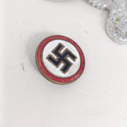 231 - A group of assorted German items, including a Kriegsmarine U Boat badge