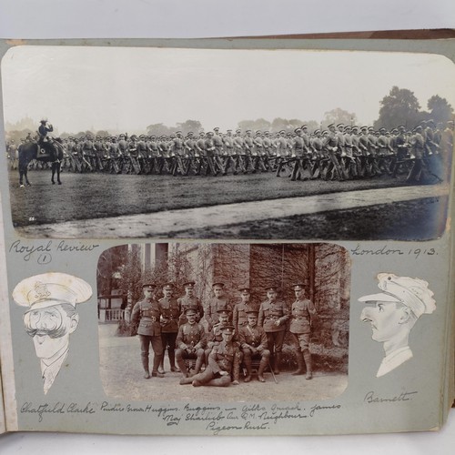 150 - An early 20th century photograph album, understood to have been collected and amassed by John Hodges... 