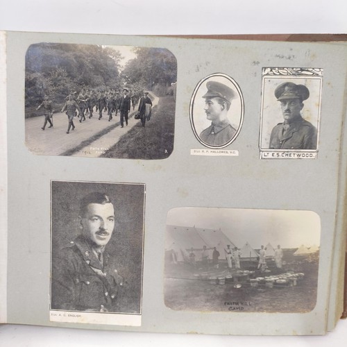 150 - An early 20th century photograph album, understood to have been collected and amassed by John Hodges... 