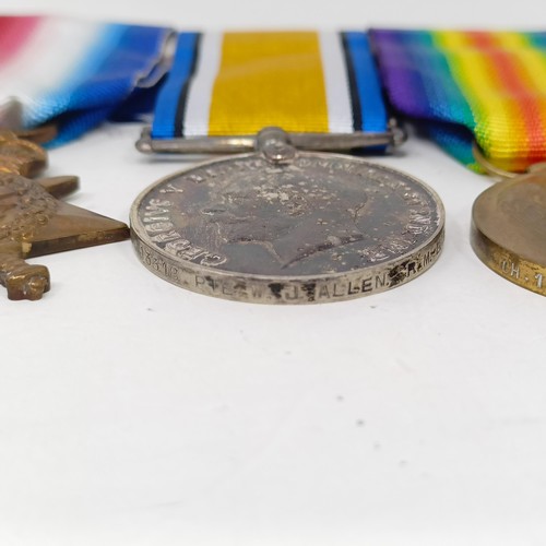 155 - A group of four medals, comprising a 1914-15 Star trio, and a LS & GC Medal, awarded to CH 13318 Pte... 