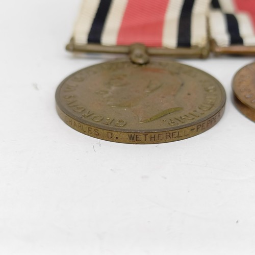 253 - A Special Constabulary Medal, awarded to Head S C Hosking, another, awarded to Stanley Brickell, ano... 