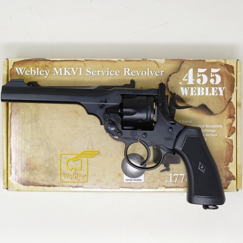 256 - A Webley MKVI .177 air pistol