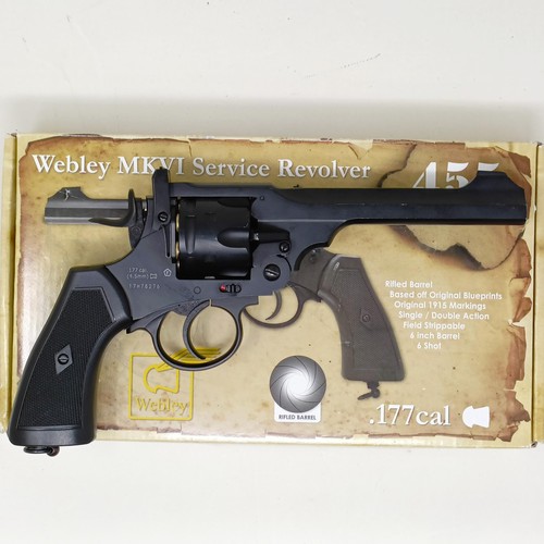 256 - A Webley MKVI .177 air pistol