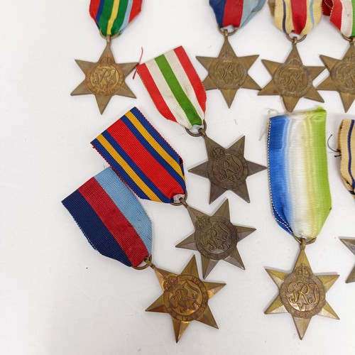 240 - A group of assorted WWII Medals and Stars