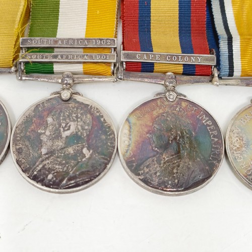 248 - A group of six medals, comprising a Queen's Sudan 1896 Medal, a Khedives Sudan 1896 Medal, a Queen's... 