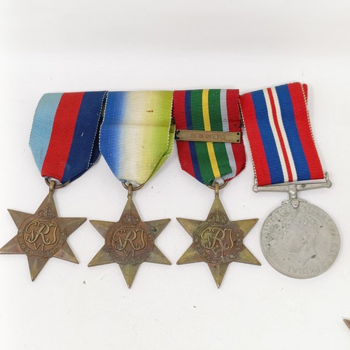 250 - A British War Medal, awarded to 267485 Pte A Brannan W Rid R, a Victory medal, awarded to 3318 Pte F... 