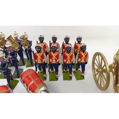 450 - Assorted Britains type soldiers