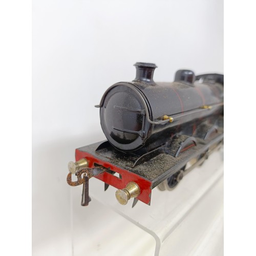 408 - An O gauge 4-4-0 locomotive and tender, 601, and another similar, 0-6-0, 1456 (2)