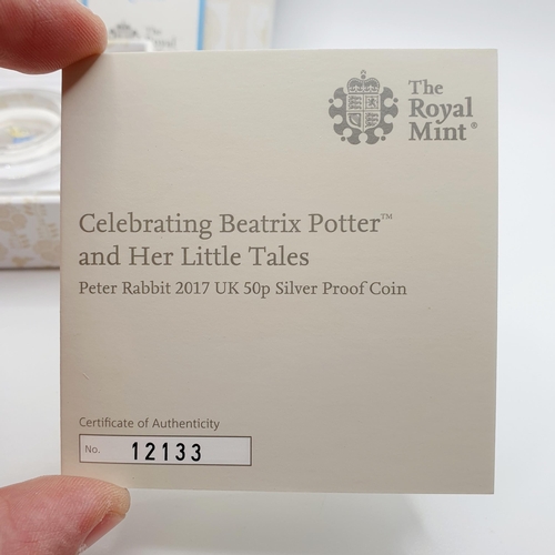 113 - A Royal Mint Peter Rabbit 50p, limited edition no 12,133/40,000, boxed