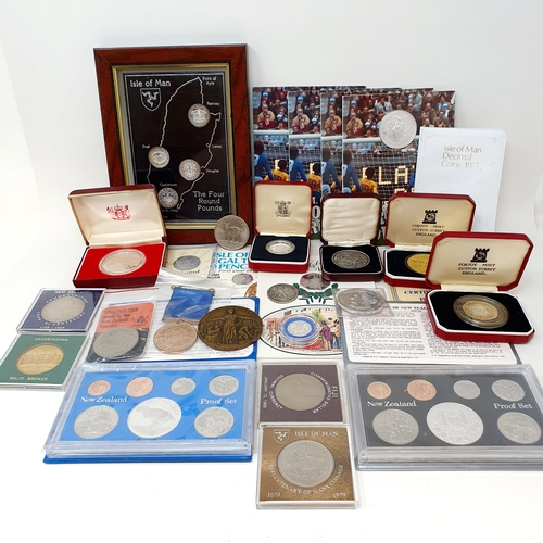 92 - Assorted commemorative and other coins