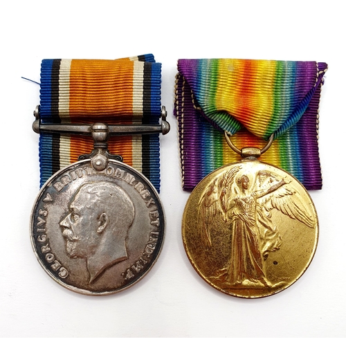 160 - A British War Medal and a Victory Medal pair, awarded 201851 Pte F C Thomas, Gloucester Regiment