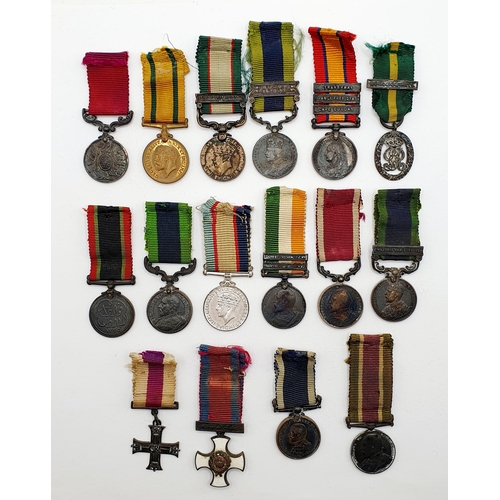 172 - A large group of assorted miniature medals