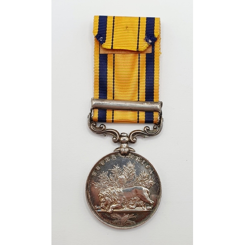 181 - A South Africa Medal, awarded to 1046 Pte J Bolton 2/3rd Foot, with 1879 clasp