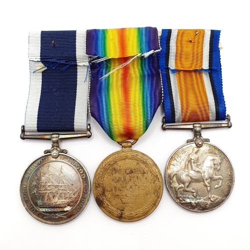 183 - A group of three medals, comprising a LS & GC Medal, and a pair of WWI medals, awarded to Ply 19270 ... 