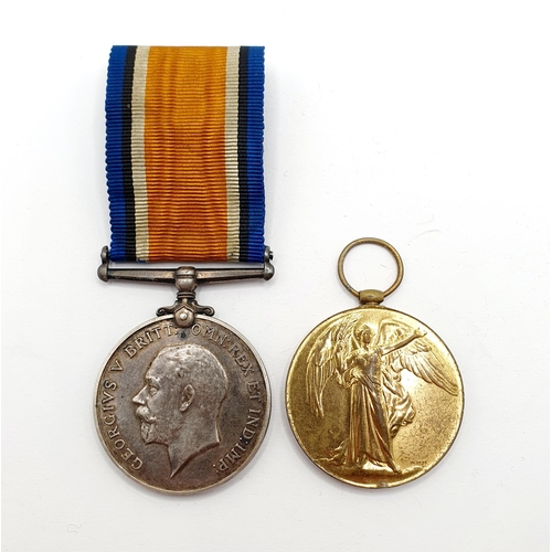 190 - A pair of WWI medals, awarded to 18833 Pte W C Pike Dorset Reg