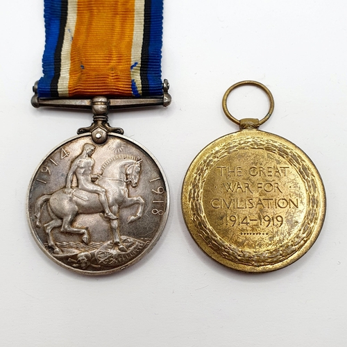 190 - A pair of WWI medals, awarded to 18833 Pte W C Pike Dorset Reg