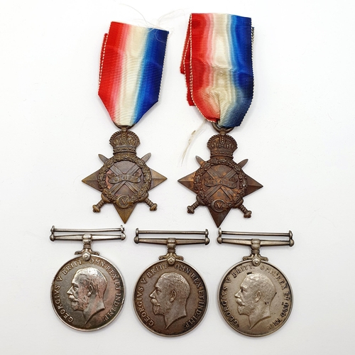 194 - A British War Medal, awarded to PO 19230 Pte E Bacon RMLI, another awarded to Albert B Piper, anothe... 