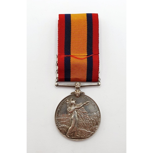 198 - A Queen's South Africa Medal, awarded to 12941 Pte A E Fenner RAMC, with Cape Colony, Orange Free St... 