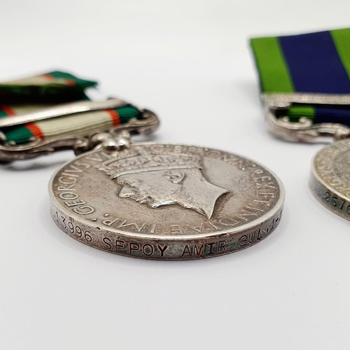 171 - An India Service Medal, awarded to 2576 Bugler Major Inder Singh 2/33 Sikhs, with an Afghanistan NWF... 