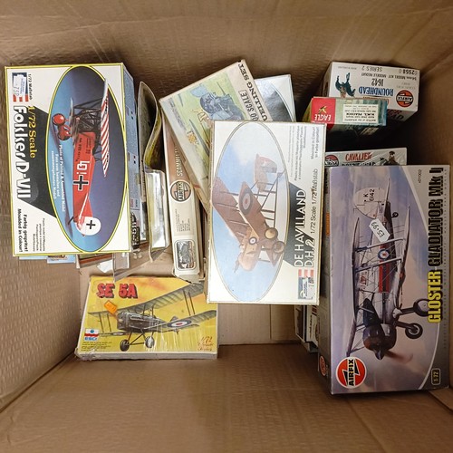 411 - Assorted Airfix, Revell and other kits (2 boxes)