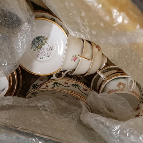 328 - *** Withdrawn *** A Spode Italian blue room bowl, and assorted other ceramics (2 boxes)