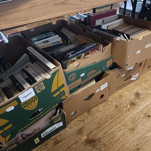 336A - A large group of assorted books (18 boxes)