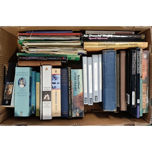 336A - A large group of assorted books (18 boxes)