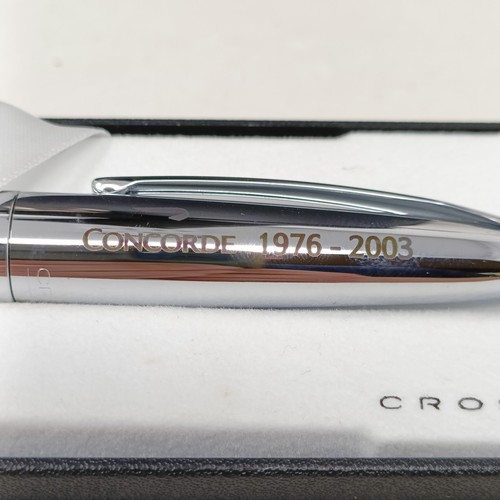 356 - A Cross pen, commemorating Concorde 1976-2003, boxed, and a pair of Super Mariner 10 x 50 binoculars... 