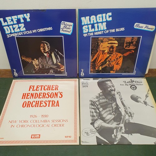 418 - Magic Slim, Highway is my Home, vinyl LP record, and assorted other Blues records Provenance: From a... 