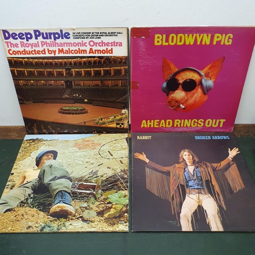 422 - Humble Pie, Lost and Found, vinyl LP record, and assorted other vinyl records
Provenance: From a lar... 