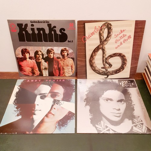 423 - The Kinks Live at Kelvin Hall, vinyl LP record, and assorted other vinyl records 
Provenance: From a... 