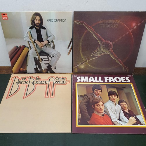 425 - Fleetwood Mac, Black Magic Woman, vinyl LP record, and assorted other vinyl records contained within... 