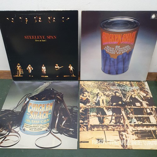 426 - Steeleye Span, All Around my Hat, vinyl LP record, and assorted other vinyl records contained within... 