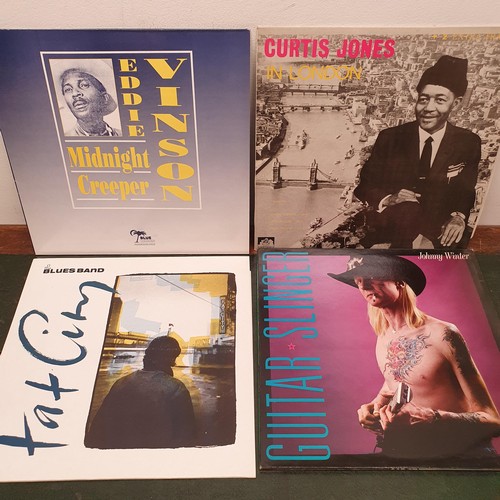 427 - John Lee Hooker, Dimples, vinyl LP record, and assorted other Blues records 
Provenance: From a larg... 