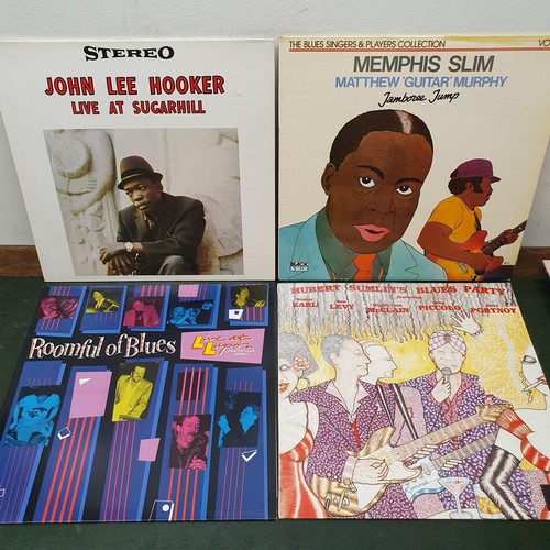 427 - John Lee Hooker, Dimples, vinyl LP record, and assorted other Blues records 
Provenance: From a larg... 