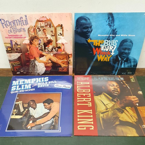 427 - John Lee Hooker, Dimples, vinyl LP record, and assorted other Blues records 
Provenance: From a larg... 