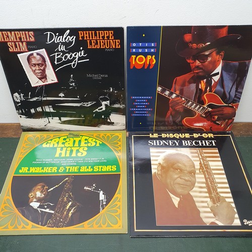 427 - John Lee Hooker, Dimples, vinyl LP record, and assorted other Blues records 
Provenance: From a larg... 