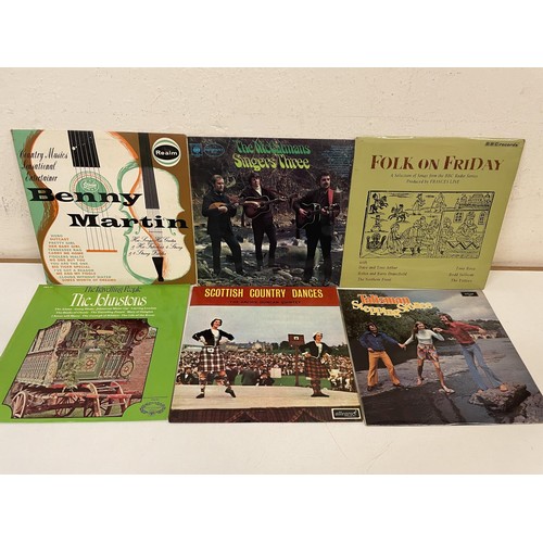 415 - Assorted vinyl LP records, folk, classical and other genres (2 boxes) 
Provenance:  From the estate ... 