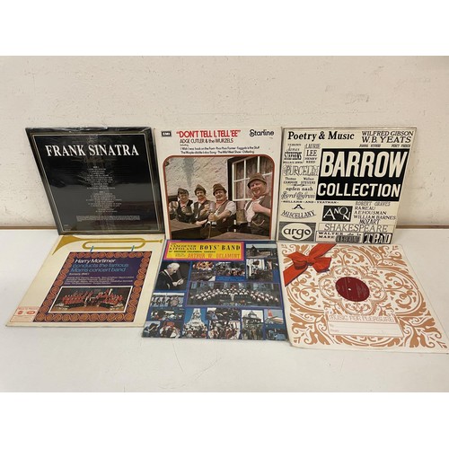 415 - Assorted vinyl LP records, folk, classical and other genres (2 boxes) 
Provenance:  From the estate ... 