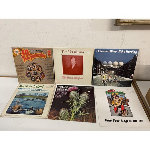 416 - Assorted vinyl LP records, folk, classical and other genres (4 boxes)
Provenance:  From the estate o... 