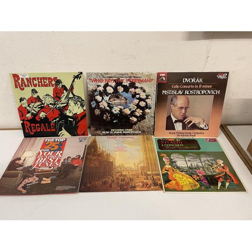 416 - Assorted vinyl LP records, folk, classical and other genres (4 boxes)
Provenance:  From the estate o... 