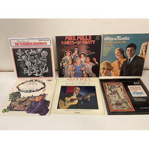 416 - Assorted vinyl LP records, folk, classical and other genres (4 boxes)
Provenance:  From the estate o... 