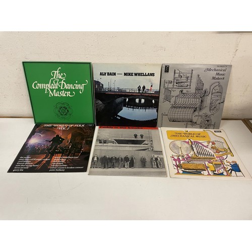 416 - Assorted vinyl LP records, folk, classical and other genres (4 boxes)
Provenance:  From the estate o... 