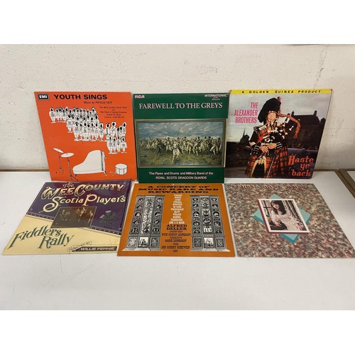 416 - Assorted vinyl LP records, folk, classical and other genres (4 boxes)
Provenance:  From the estate o... 