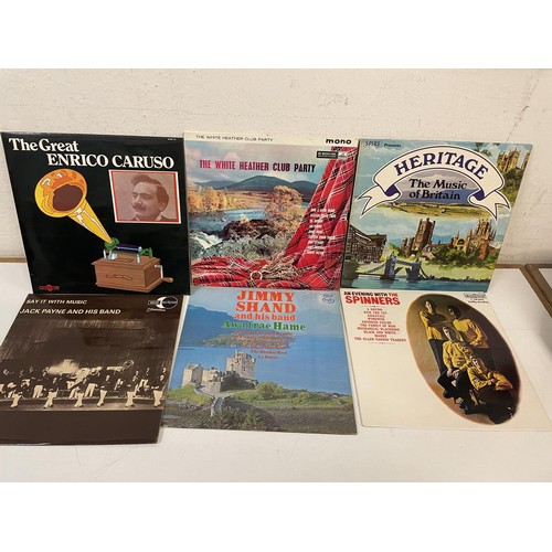 416 - Assorted vinyl LP records, folk, classical and other genres (4 boxes)
Provenance:  From the estate o... 